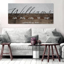 Family Welcome Sign