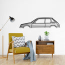 205 GTI Classic Metal Car Wall Art - NC0827