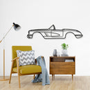 1960 Corvette Metal Car Wall Art - NC0060