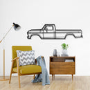 1975 F-250 Highboy Metal Car Wall Art - NC0168