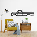 1968 F-100 Metal Car Wall Art - NC0501