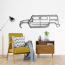 2010 H2 Metal Car Wall Art - NC0404