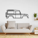 1997 Defender 90 Metal Car Wall Art - NC0262