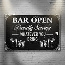 Bar Open Sign