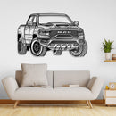 2024 RAM 1500 TRX Perspective Metal Car Wall Art - NC0468