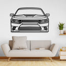 2019 Charger Front View Metal Car Wall Art - NC0652