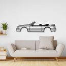 1993 Mustang GT Convertible Metal Car Wall Art - NC0245