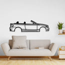 2009 E88 Convertible Metal Car Wall Art - NC0385