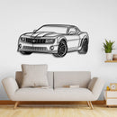 Camaro SS Perspective Metal Car Wall Art - NC0433
