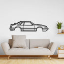 1986 Ford Mustang SVO Metal Car Wall Art - NC0207