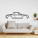 9146 1970 Metal Car Wall Art - NC0880