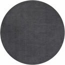 Brockton Solid Black Wool Rug