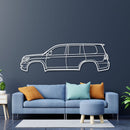2008 Land Cruiser 7th Gen (J200) Metal Car Wall Art - NC0371
