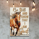 Be Still And Know That I Am God Faith Sign V
