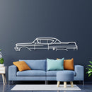1957 De Ville Coupe Metal Car Wall Art - NC0049