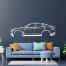 2015 X6 F16 2nd Gen Metal Car Wall Art - NC0547