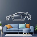 2009 Focus ST MK2 Metal Car Wall Art - NC0389