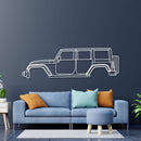 2012 Wrangler Rubicon Metal Car Wall Art - NC0478