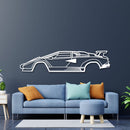 Countach Metal Car Wall Art - NC0927