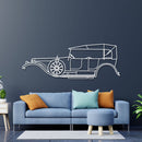1907 Silver Ghost Metal Car Wall Art - NC0003