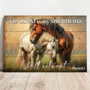 The Lord Is My Shepherd I Shall Not Want Psalm 23:1 Faith Sign V