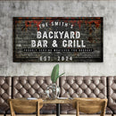 Backyard Bar & Grill Sign XXI