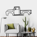 1956 F-100 Metal Car Wall Art - NC0043