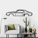 1969 Camaro SS Metal Car Wall Art - NC0117