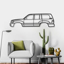 1998 Land Cruiser 6th Gen (J100) Metal Car Wall Art - NC0268