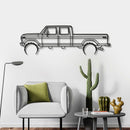 1976 F-350 Metal Car Wall Art - NC0171