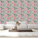 Elegant Berries and Leaves Wallpaper Tasteful