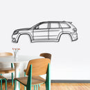 2014 Grand Cherokee SRT WK2 (4th Gen) Metal Car Wall Art - NC0506