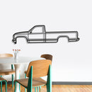 1988 Sierra 1500 1st Gen Metal Car Wall Art - NC0220