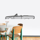 1969 Dart Convertible Classic Metal Car Wall Art - NC0120