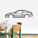 1992 Eclipse GS Metal Car Wall Art - NC0239