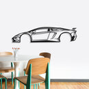 2017 Aventador SV Metal Car Wall Art - NC0582