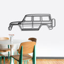 2013 AMG G63 W463 (1st Gen) Metal Car Wall Art - NC0479