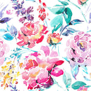 Water Colored Peonies Wallpaper