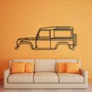 1997 Defender 90 Metal Car Wall Art - NC0262