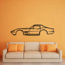 1969 Corvette Metal Car Wall Art - NC0119
