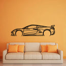 Corvette C8 HTC Metal Car Wall Art - NC0923