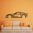 Corvette C6 ZR1 Detailed Metal Car Wall Art - NC0918