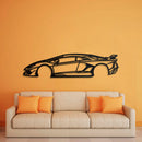 2018 Aventador SVJ Metal Car Wall Art - NC0613