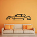 1989 Mustang Foxbody Metal Car Wall Art - NC0225