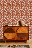 Contemporary Floral Vintage Wallpaper Smart
