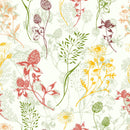 Voguish Wildflowers Wallpaper Smart High-Quality