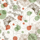 Dotted lines Monogram Wallpaper