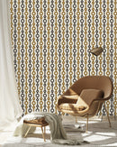 Voguish Brown Pattern Wallpaper Tasteful Quality