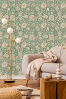 Vintage Floral Design Wallpaper