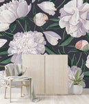 Voguish Modern Large Peonies Wallpaper